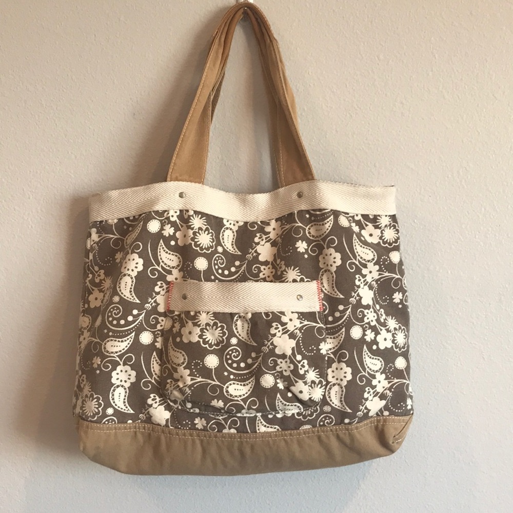 NWOT Cotton Tote Carryall